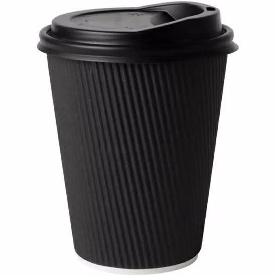 Delicate Ripple Wall Eco-Friendly Paper Cup for Coffee Tea