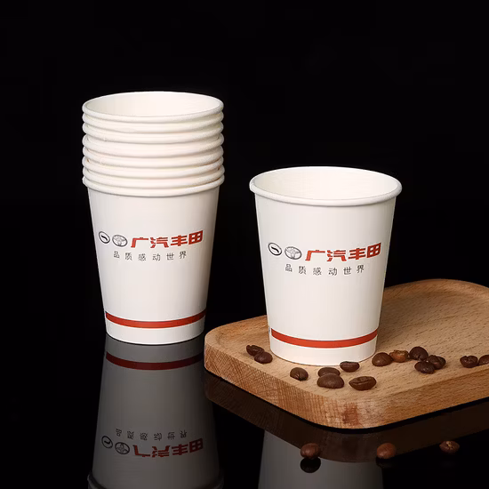 ホテルや公共の場所の工場供給防塵シングルパッキング紅茶やコーヒー紙コップのための熱い販売